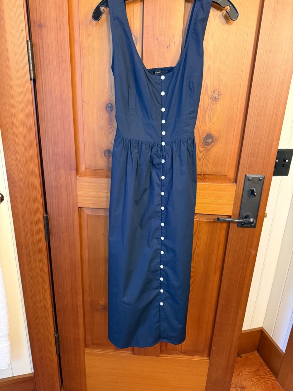 New with tags J Crew Classic Navy Button-Front Women's Dress